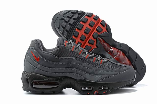 Nike Air Max 95 Men's Shoes Grey Red-03